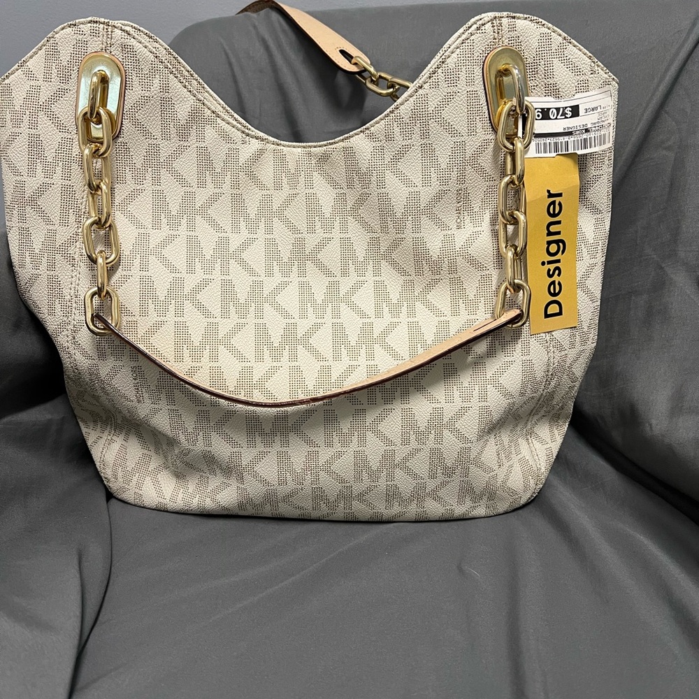 MICHAEL KORS BEIGE TOTE - Picture 8 of 14